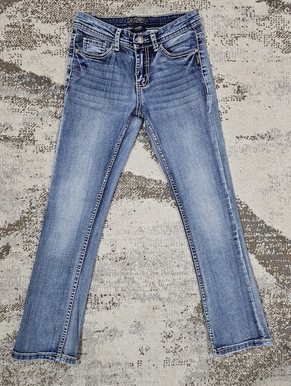 Girls Silver Jeans